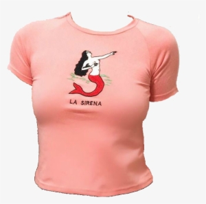 Mermaid Pink Shirt T Shirt Polyvore Moodboard Filler - Clothing Moodboard Pngs
