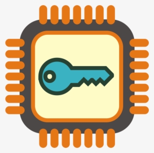 Integrated Circuits & Chips Central Processing Unit - Crypto Clipart