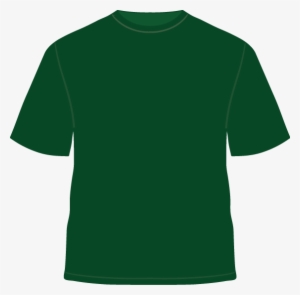 Free Download Green T Shirt Template Clipart T-shirt - Dark Green T Shirt Front And Back