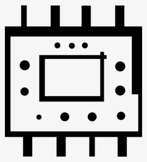 Vector Illustration Of Information Technology Computer - Circle