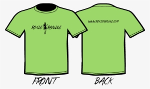 T Shirt With Website On Back