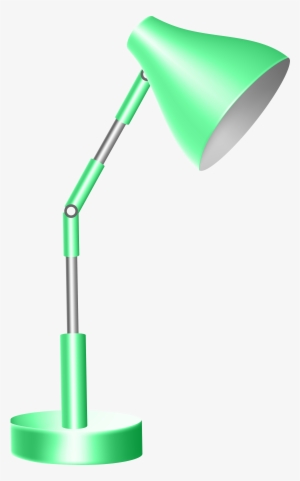 Green Desk Lamp Png Clip Art - Clip Art