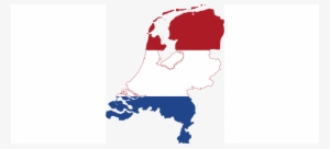 Netherlands' Outline And Flag