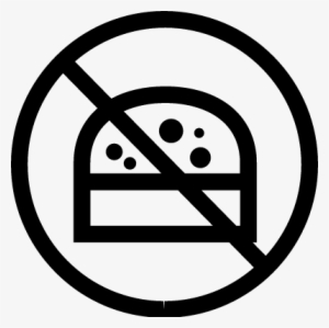 Burger Prohibition Sign For Gymnast Vector - No Caffeine Sign Png