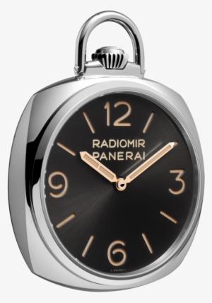 Pocket Watch 3 Days Oro Bianco - Panerai Radiomir 1940 47 Brown Dial Brown Leather Strap