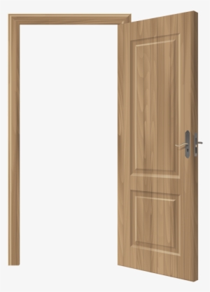 Free Png Open Wooden Door Png Images Transparent - Cartoon Of Door Png