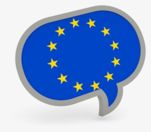 Illustration Of Flag Of European Union - Austrian Flag Speech Bubble