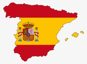 Spain, Map, Flag, Contour, Borders, Country, Europe, - Spain Flag