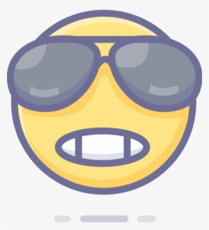 Cool Emoji Emoticon Face Smiley Emoji Icon Free Of - Emoticon