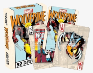 Marvel Wolverine Playing Cards - Aquarius Deck Of Wolverine Marvel Playing Cards!