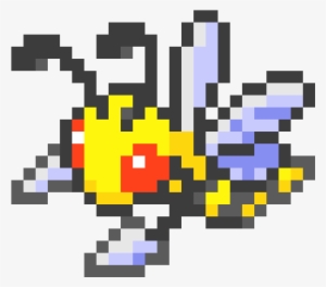 Beedrill - Legendary Pokemon Pixel Art Grid