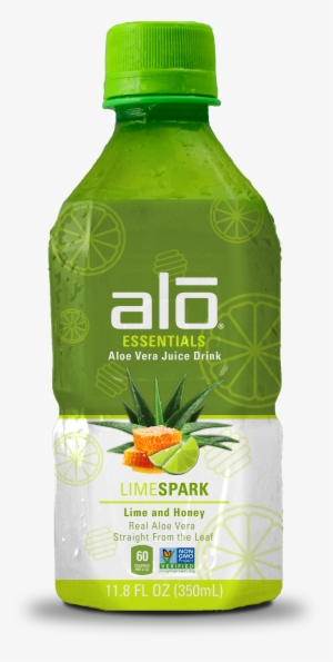 Alo Essentials Aloe Vera Juice, Lime Spark,