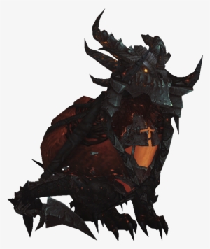 “ Here's A Transparent Deathwing Sitting Like A Kitty - Deathwing Transparent