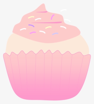 Pink Cupcake Clip Art - Cupcake
