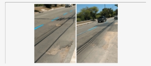 Sections With Poor Quality Asphalt - Shoulder