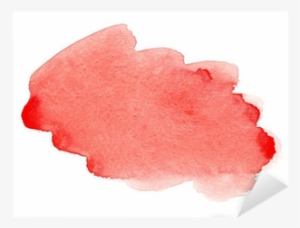 Red Watercolour Stroke