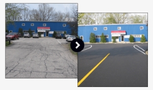 A Comparison Of A Driveway Before Paving And After - Asphalt Sealcoating Before And After