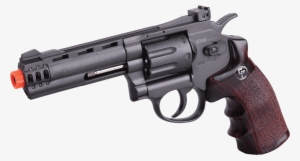 Gameface Acg357 Crosman Gf600 Co2 Powered Semi Auto - Revolver Airsoft Full Metal