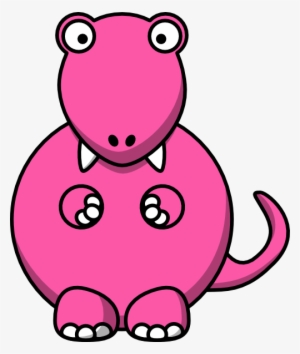 Light Pink Dinosaur Svg Clip Arts 504 X 595 Px