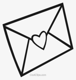 Love Letter Royalty Free Vector Clip Art Illustration - Carta De Amor Vetor
