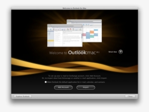 Outlook Mac 2011 Start - Outlook 2011