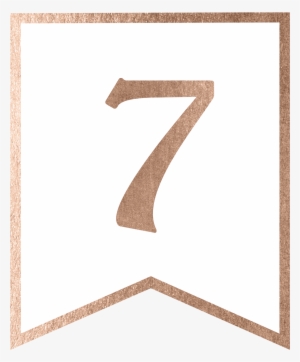Rose Gold Banner Template Free Printable - Letter E Rose Gold