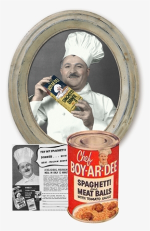 The Chef Boyardee Brand Is Named After Its Founder, - Hector Boiardi Original Can