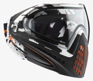 Dye I4 Paintball Goggle Mask Airstrike Orange - 2014 Dye Invision Goggle I4 Pro Mask - Airstrike Orange