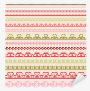 Set Of Hand Drawn Lace Paper Punch Borders - Motif