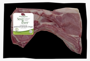 Tomahawk Pork Chop - Flat Iron Steak