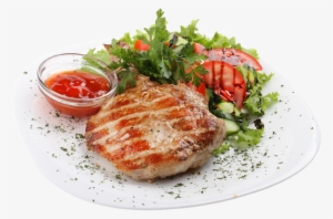 Pork Chop With Salad - Pork Chop