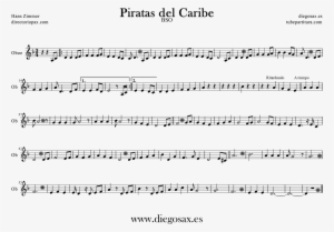Tubescore Oboe Sheet Music For Pirates Of Caribbean - Pirates Of Caribbean Cello