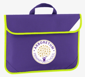 Order Form - Quadra Enhanced-vis Book Bag - 4 Litres Purple Polyester