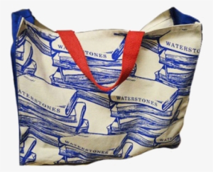 Waterstones Blue Cloth Bag