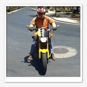 Short Riders And Commuters - Short Riders On Motorcycle