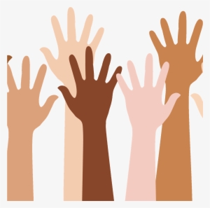 People Raising Hands Png