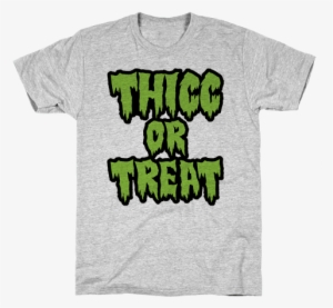 Thicc Or Treat Mens T-shirt - Killer Whale Shirt