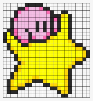 Kirby Star Dreamland Perler Bead Pattern / Bead Sprite - Pixel Art Minecraft Kirby