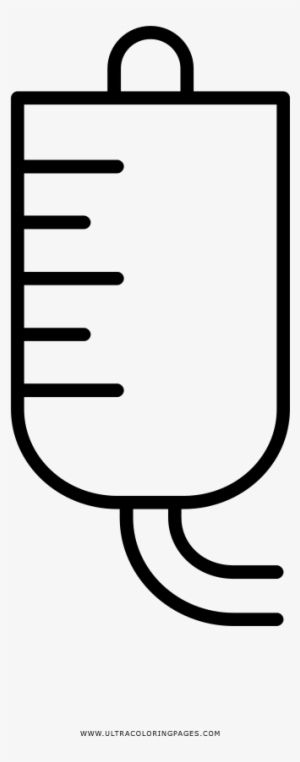 Iv Bag Coloring Page