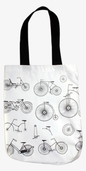 Wheels On Canvas Bag Iv - Tote Bag