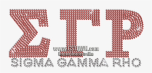 Cute Greek Letters Iron-on Rhinestone Transfer Design - Iron On Rhinestone Transfer