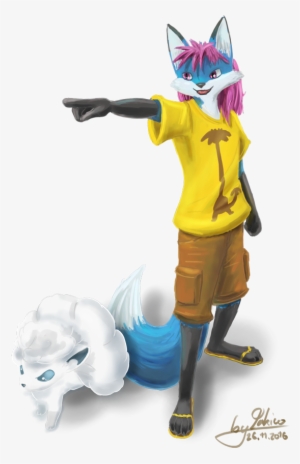 Nyaaa And His Alola-vulpix - Alola