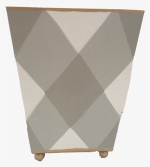Gingham Cachepot - Drawer