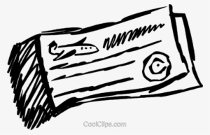 Airline Ticket Royalty Free Vector Clip Art Illustration - Plane Ticket Clip Art