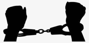 Arms In Handcuffs - Arrest Silhouette