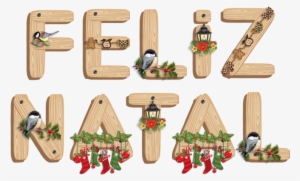 Letras Feliz Natal Png - Caneca Acrilico Natal