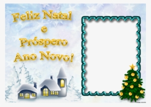 Feliz Natal E Prã³spero Ano Novo - Christmas Tree Oval Car Magnet