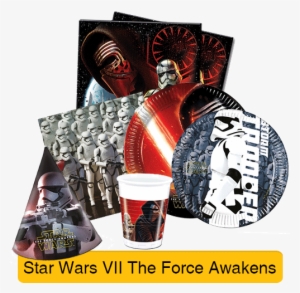 Star Wars Vii - Star Wars The Force Awakens Paper Party Plates - 20cm