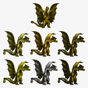 King Ghidorah Pallette Set - King Ghidorah Png