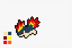 Quilava - Quilava Pixel Art